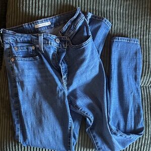 Levi's Women's Blue Skinny Jeans